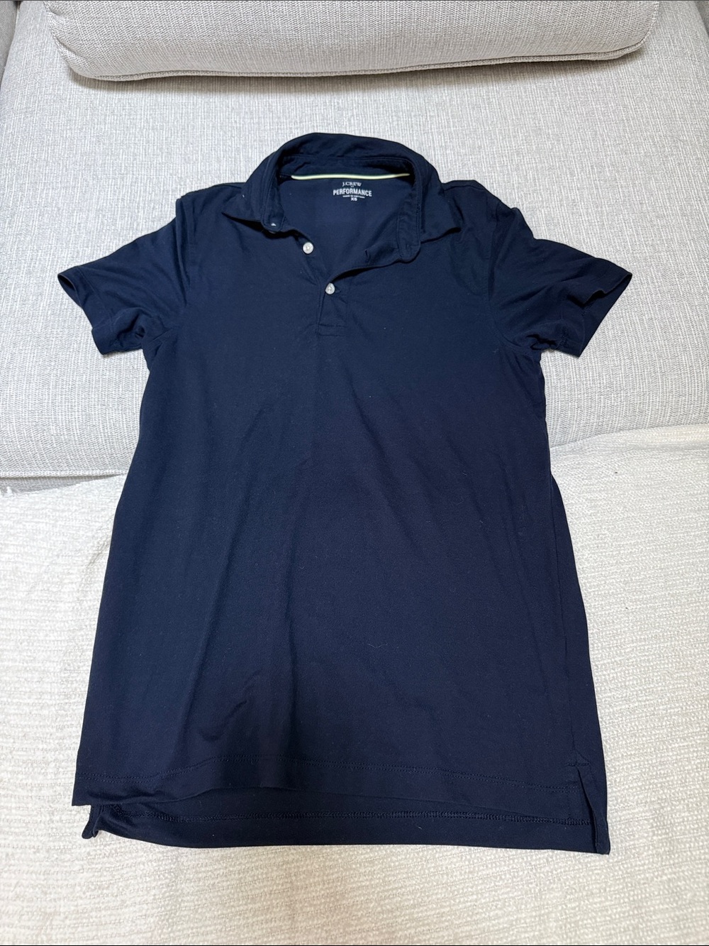 J. Crew Navy Performance Polo Shirt